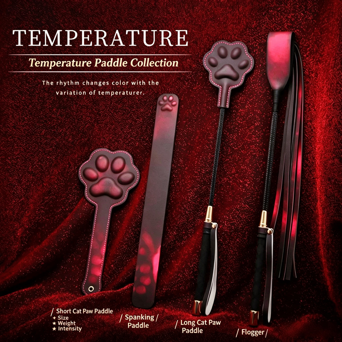 SHUYU Heat-Reactive Paddles — Four Styles