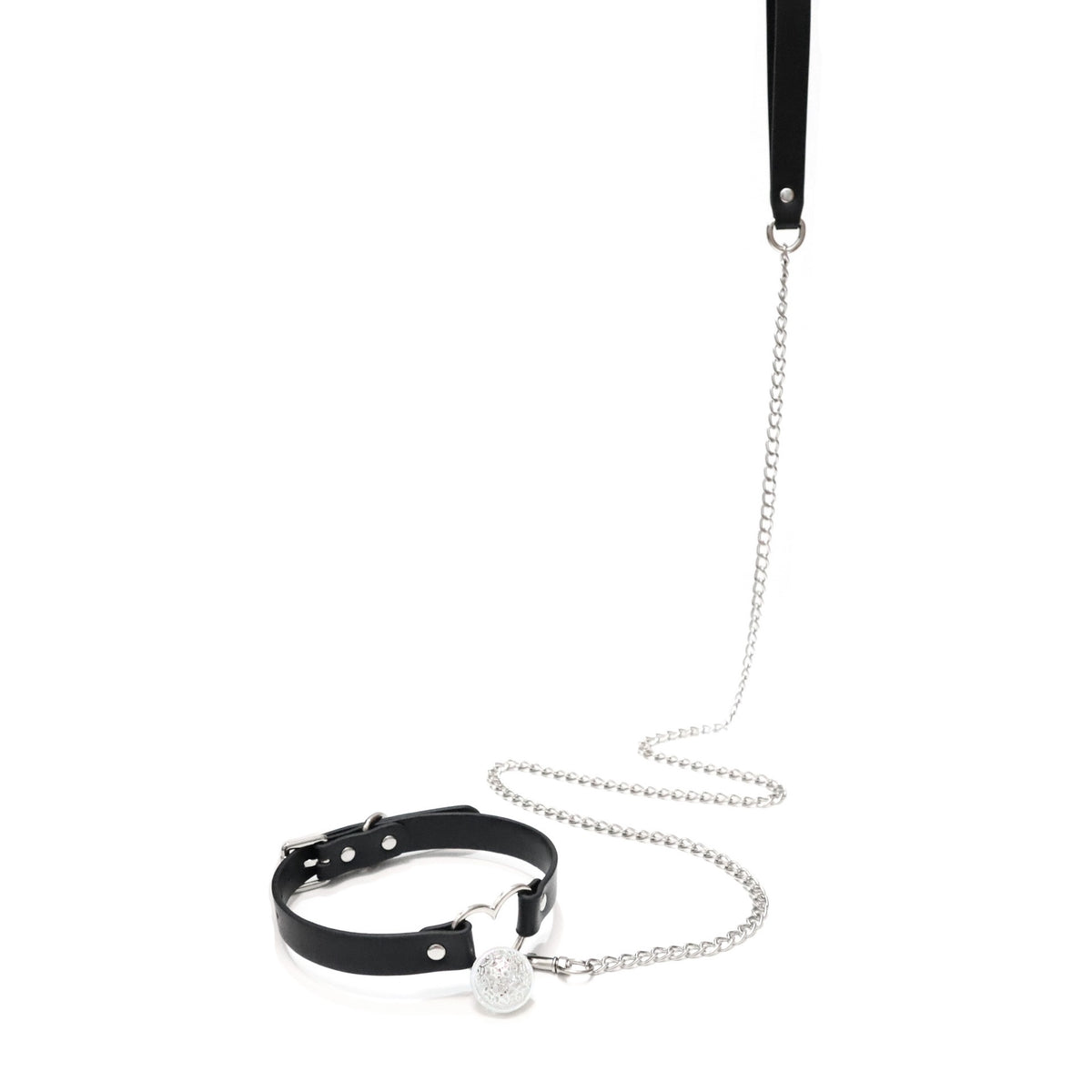 SHUYU Bell Collar & Chain Leash Set