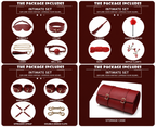 SHUYU Leather 12-Piece Restraint Set