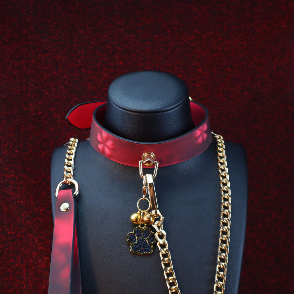 SHUYU Sakura Heat-Reactive PU Leather Collar
