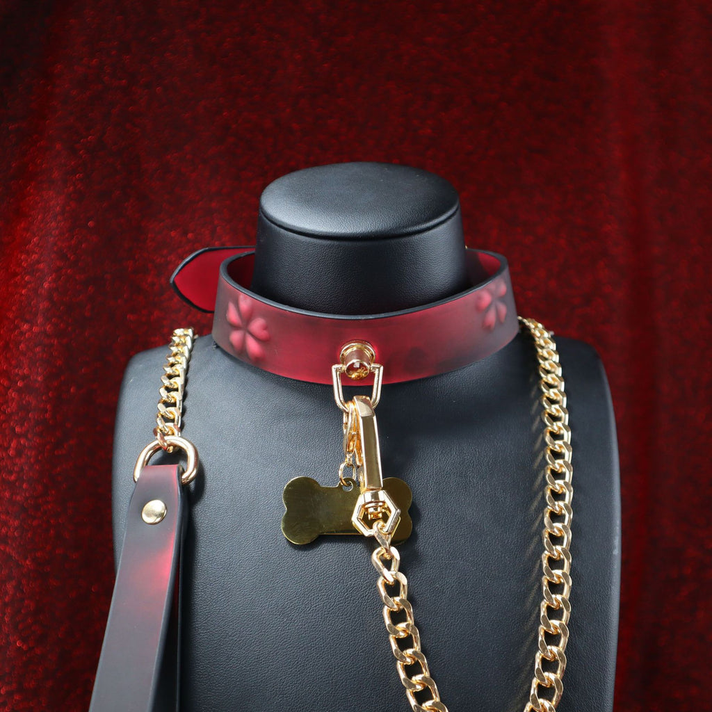 SHUYU Sakura Heat-Reactive PU Leather Collar