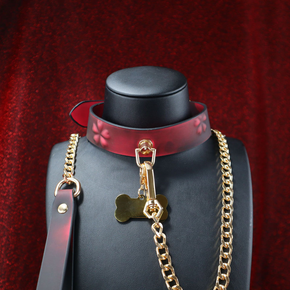 SHUYU Sakura Heat-Reactive PU Leather Collar