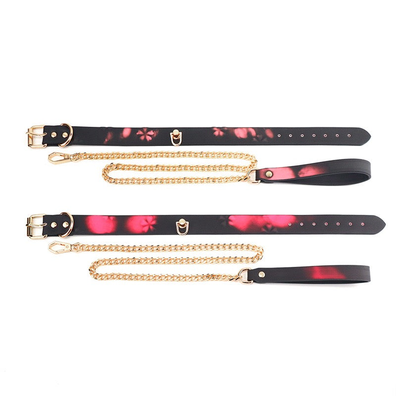SHUYU Sakura Heat-Reactive PU Leather Collar