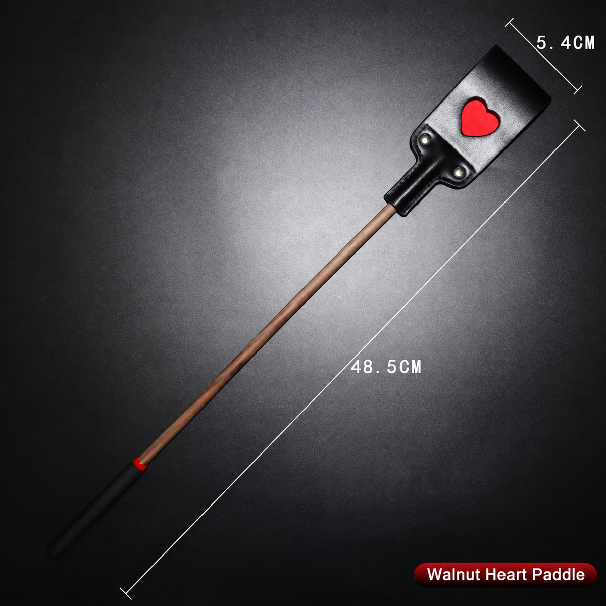SHUYU Walnut Wood Paddles — Cat Paw & Heart — product view 0585