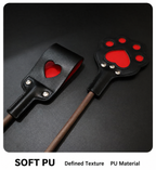 SHUYU Walnut Wood Paddles — Cat Paw & Heart — product view 0597