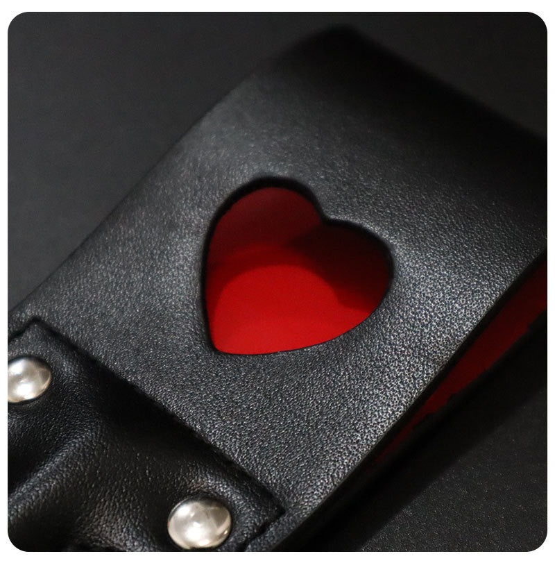 SHUYU Walnut Wood Paddles — Cat Paw & Heart — product view 0601