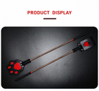 SHUYU Walnut Wood Paddles — Cat Paw & Heart — product view 0606